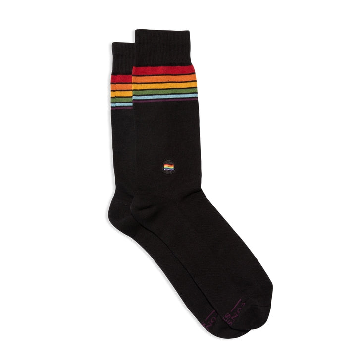 Socks That Save LGBTQ+ Lives (Classic Rainbow Stripe)
