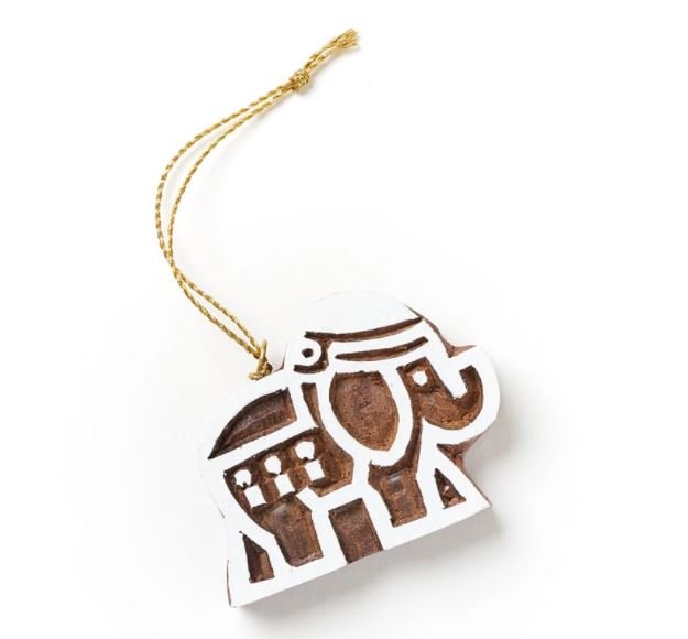 Hima Bindu Ornament - Festive Elephant