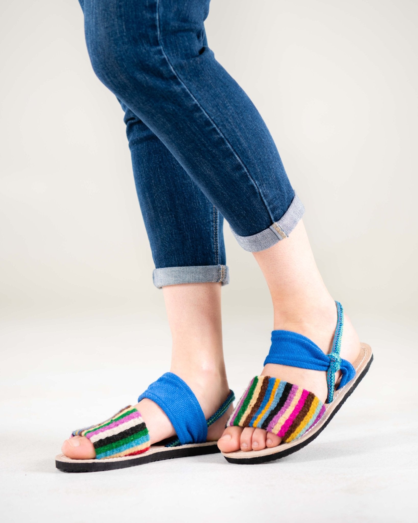 Rainbow Santa Fe Sandals - Alternatives Global Marketplace