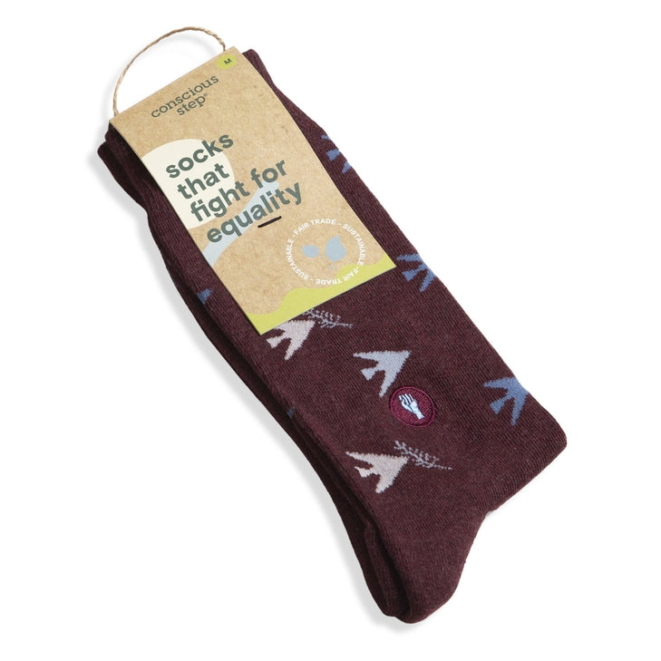 Socks That Fight For Equality (Maroon Doves)