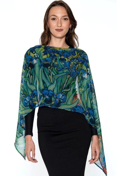 Aloka Scarf - Midnight Garden model
