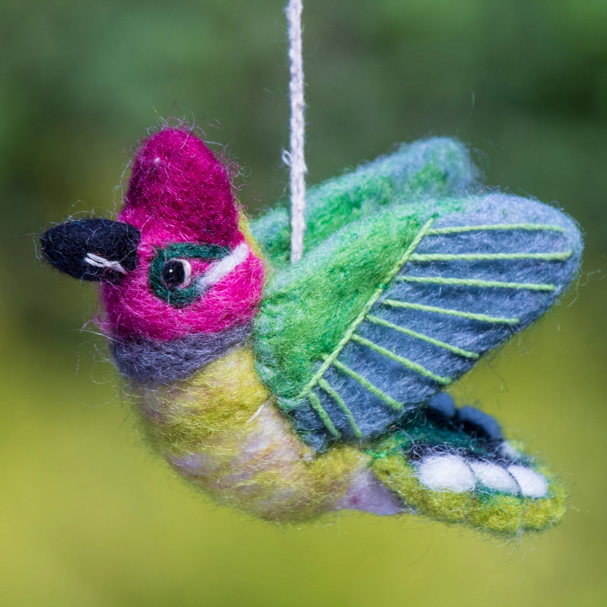 Anna&#39;s Hummingbird Felt Ornament