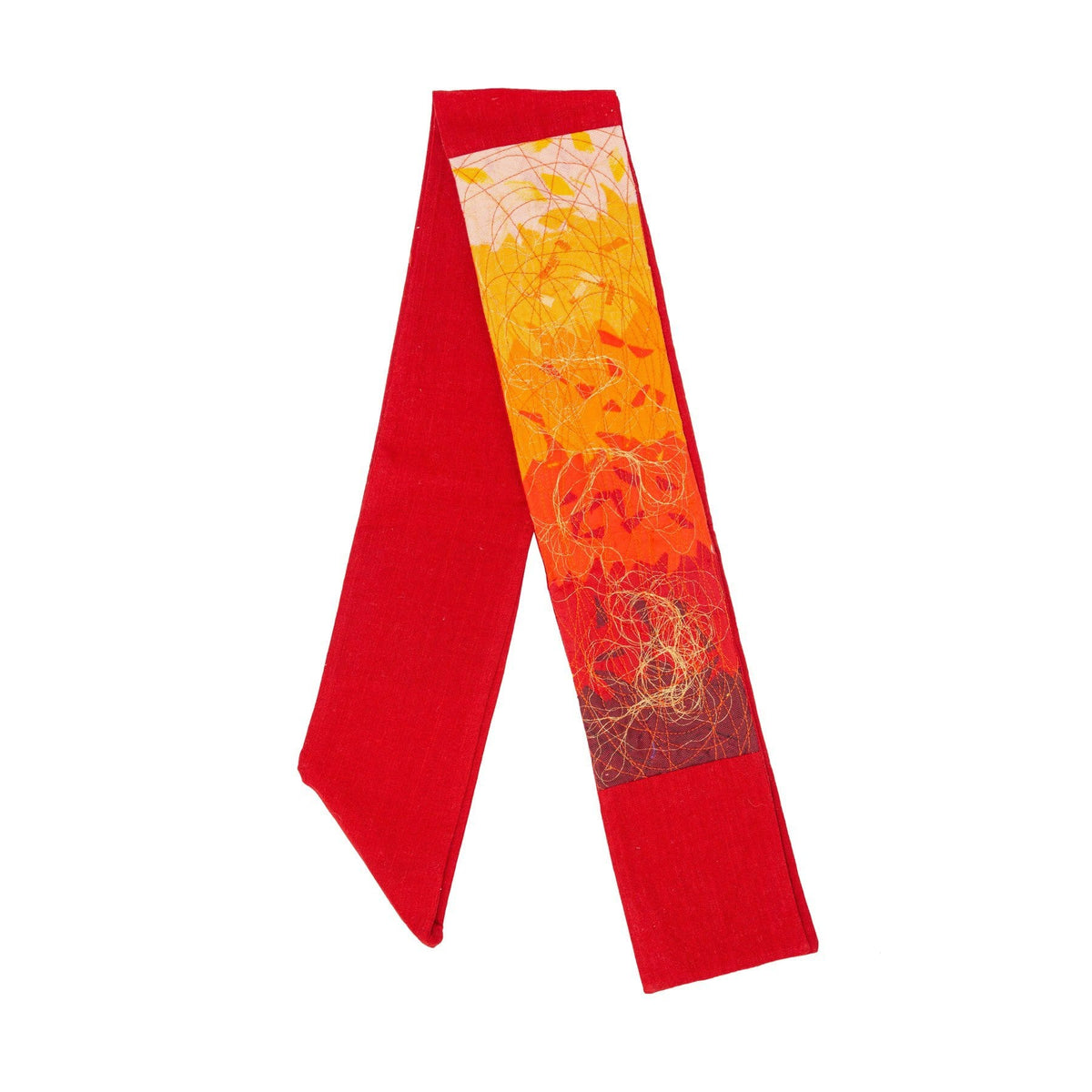 Red Contemporary Clerical Stole