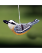 Nuthatch Felt Ornament