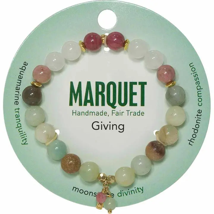 Stone and Crystal Energy Bracelet-Giving