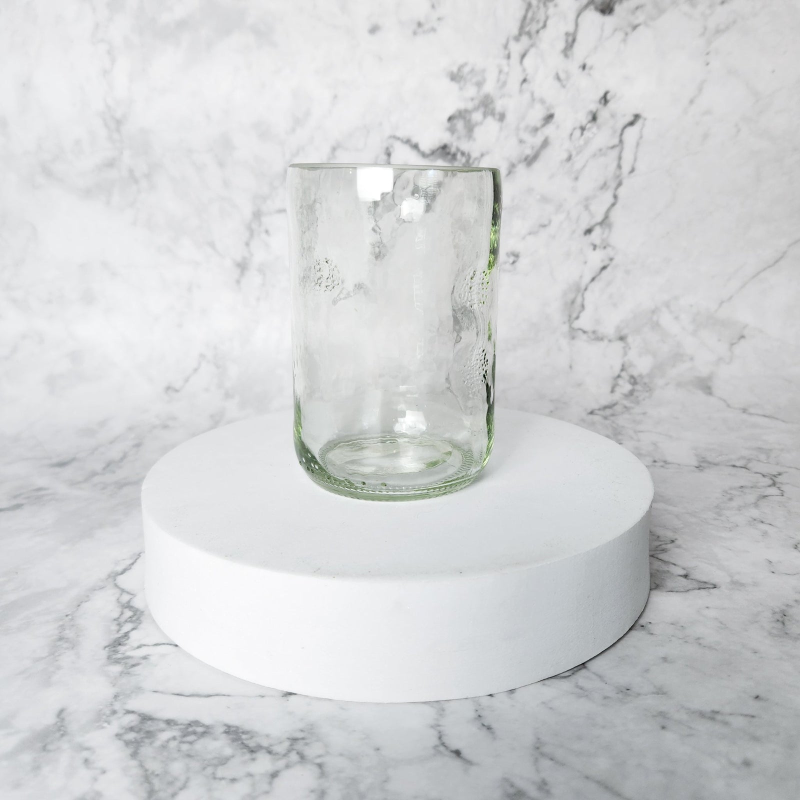 Reclaimed Clear Glass Tall Tumblers – Set of 4 example