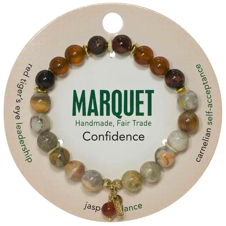 Stone and Crystal Energy Bracelet-Confidence