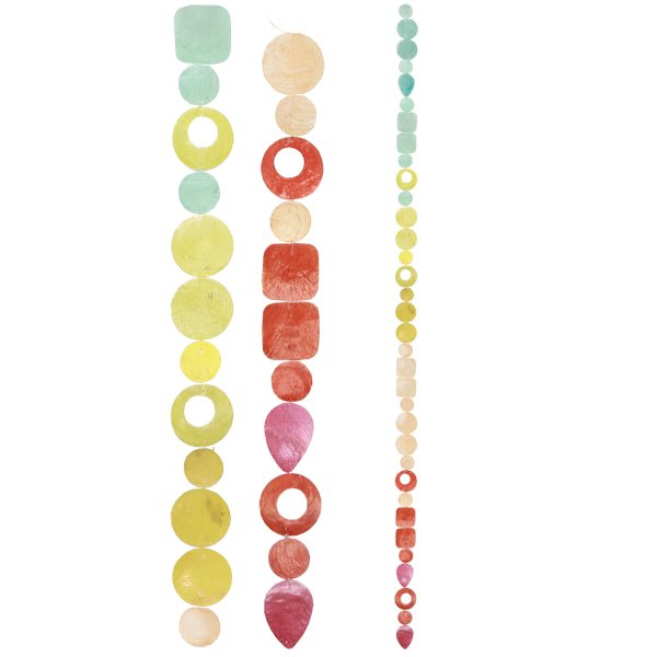 72" Capiz Shell Strand - Fiesta - Alternatives Global Marketplace