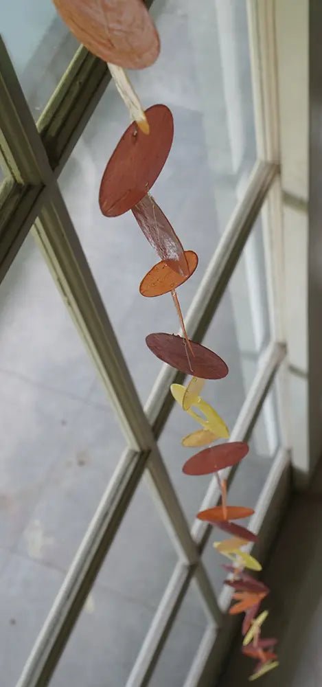 72" Capiz Shell Strand - Flame - Alternatives Global Marketplace