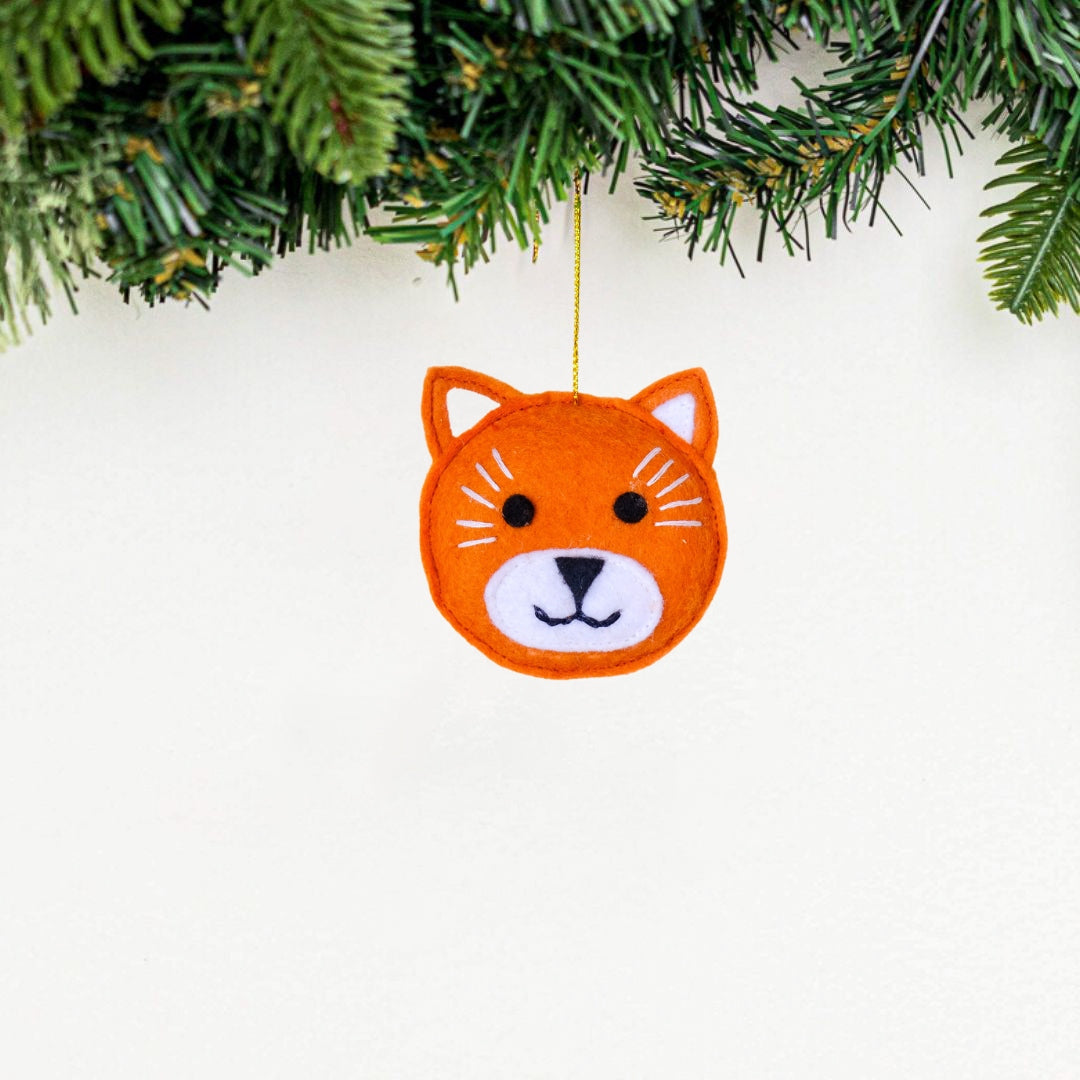 Mini Fox Felt Ornament