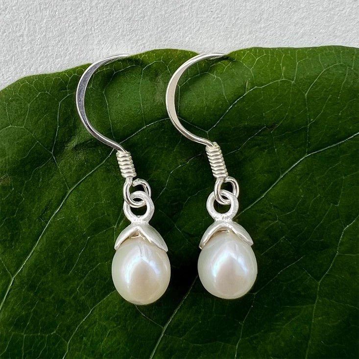 Acorn Pearl Earrings - Alternatives Global Marketplace