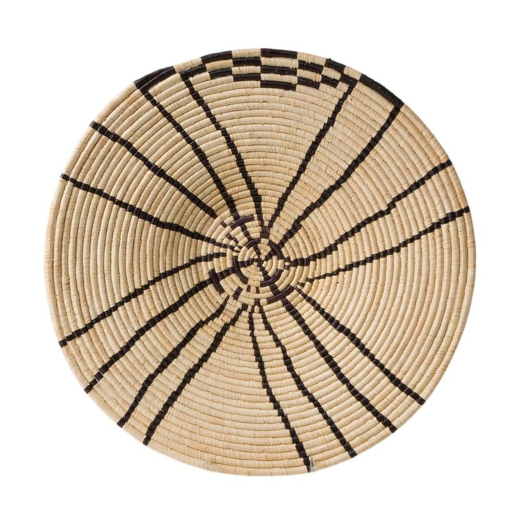 African Woven Basket - Captivating Contrast Set - Alternatives Global Marketplace
