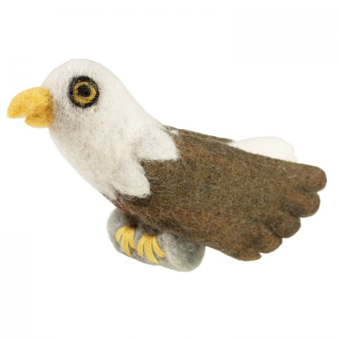 Bald Eagle Felt Ornament - Alternatives Global Marketplace