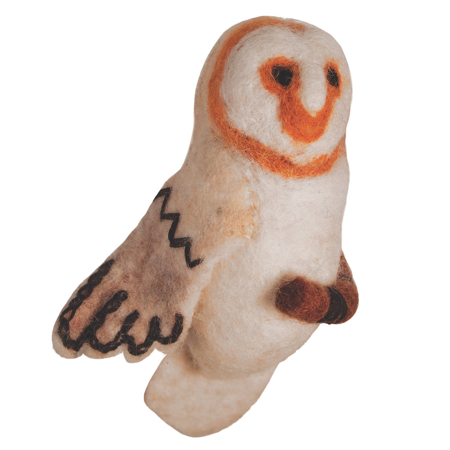Barn Owl Felt Ornament - Alternatives Global Marketplace