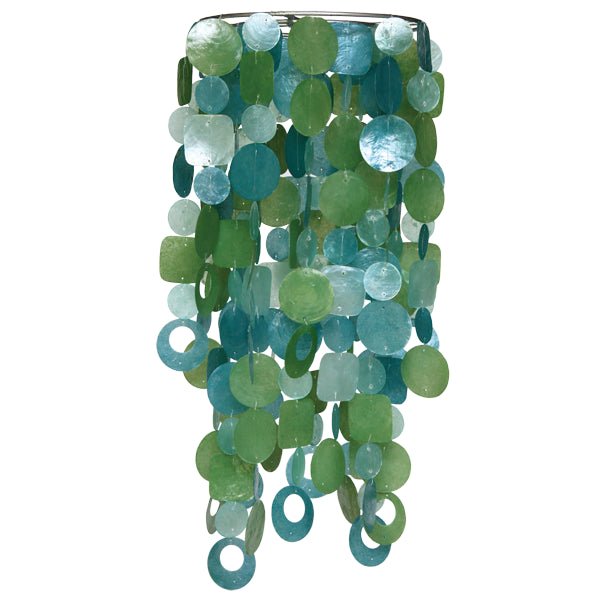 Capiz Shell Chandelier Chime - Tide Pool - Alternatives Global Marketplace