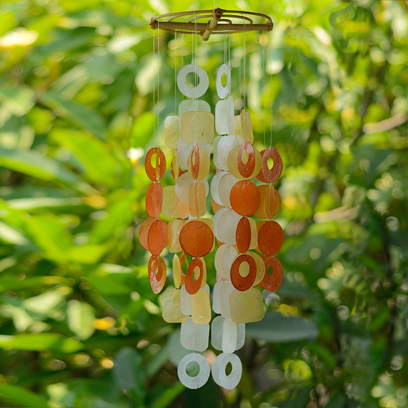 Capiz Shell Wind Chime - Spice - Alternatives Global Marketplace