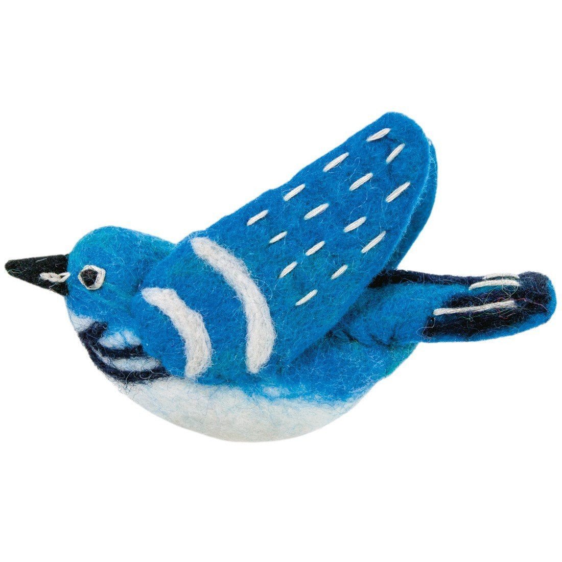 Cerulean Warbler Felt Ornament - Alternatives Global Marketplace