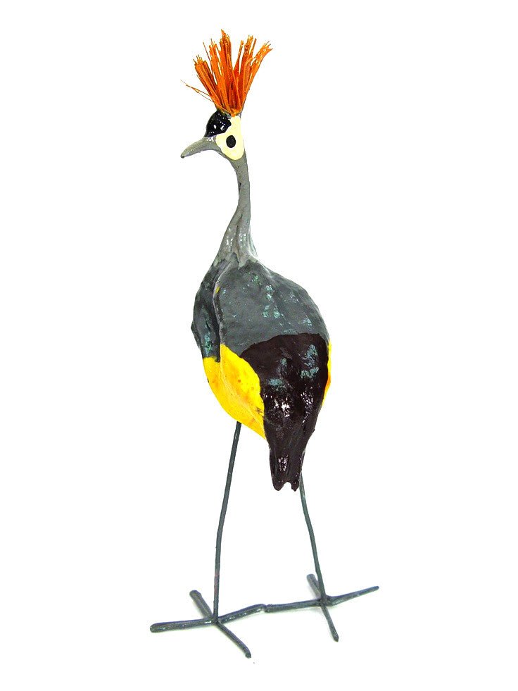 Crowned Crane Seedpod Bird - Alternatives Global Marketplace