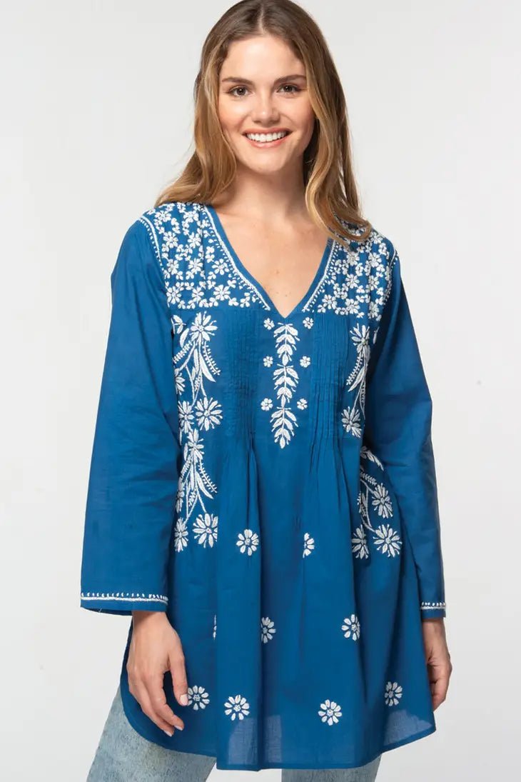 Divya Embroidered Tunic - Alternatives Global Marketplace