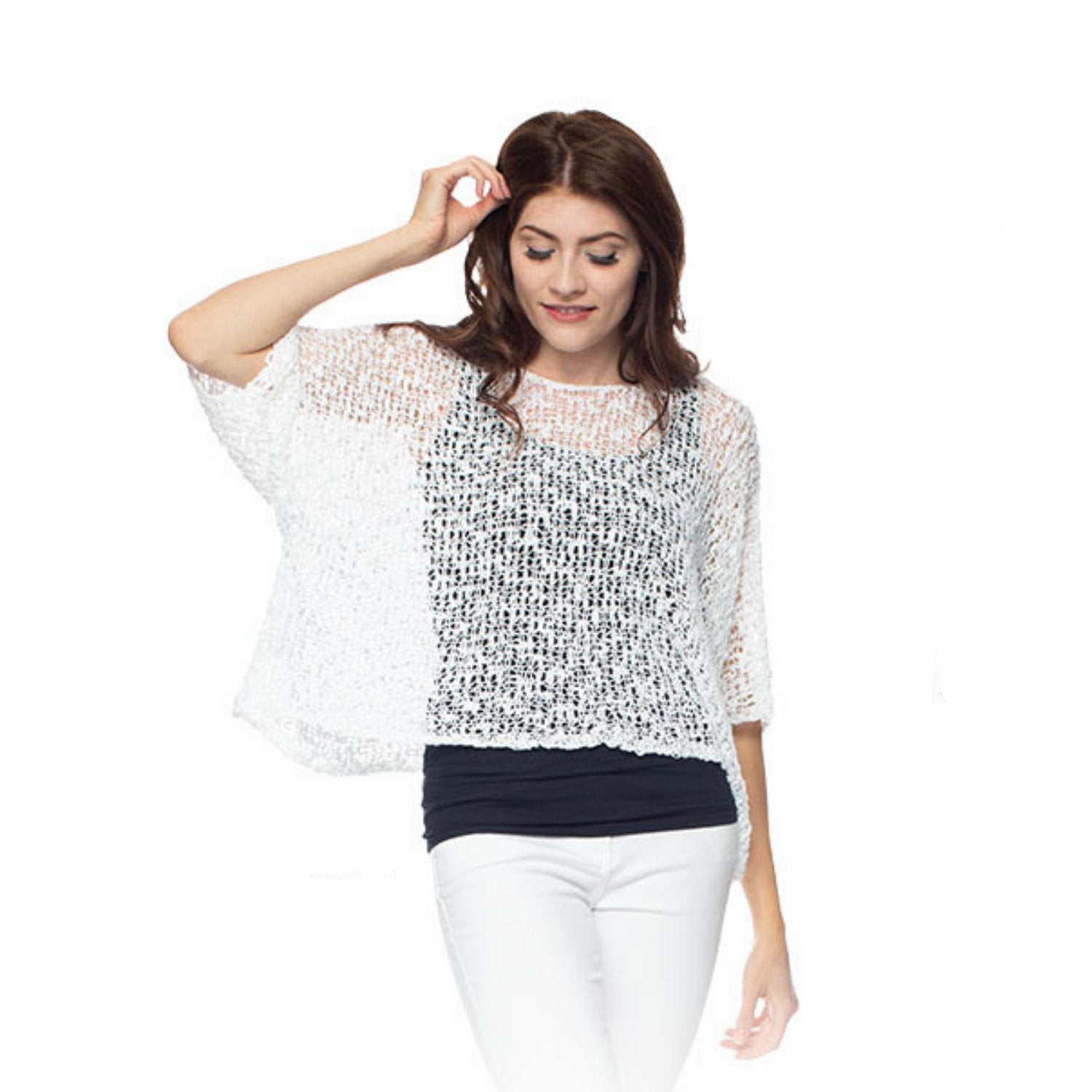 Lost River Wide Popcorn Crop Top - Alternatives Global Marketplace