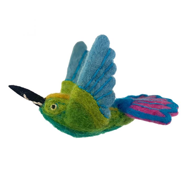 Mango Hummingbird Felt Ornament - Alternatives Global Marketplace