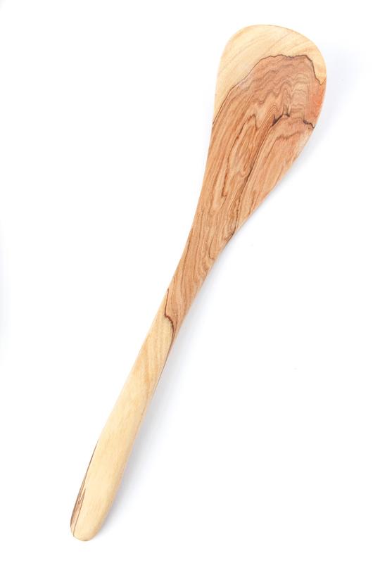 Olive Wood Casserole Serving Scoop - Alternatives Global Marketplace