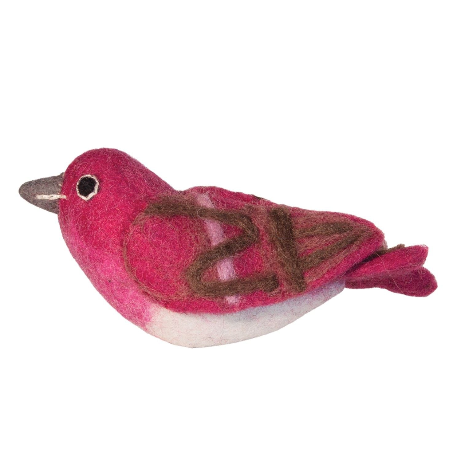 Purple Finch Felt Ornament - Alternatives Global Marketplace